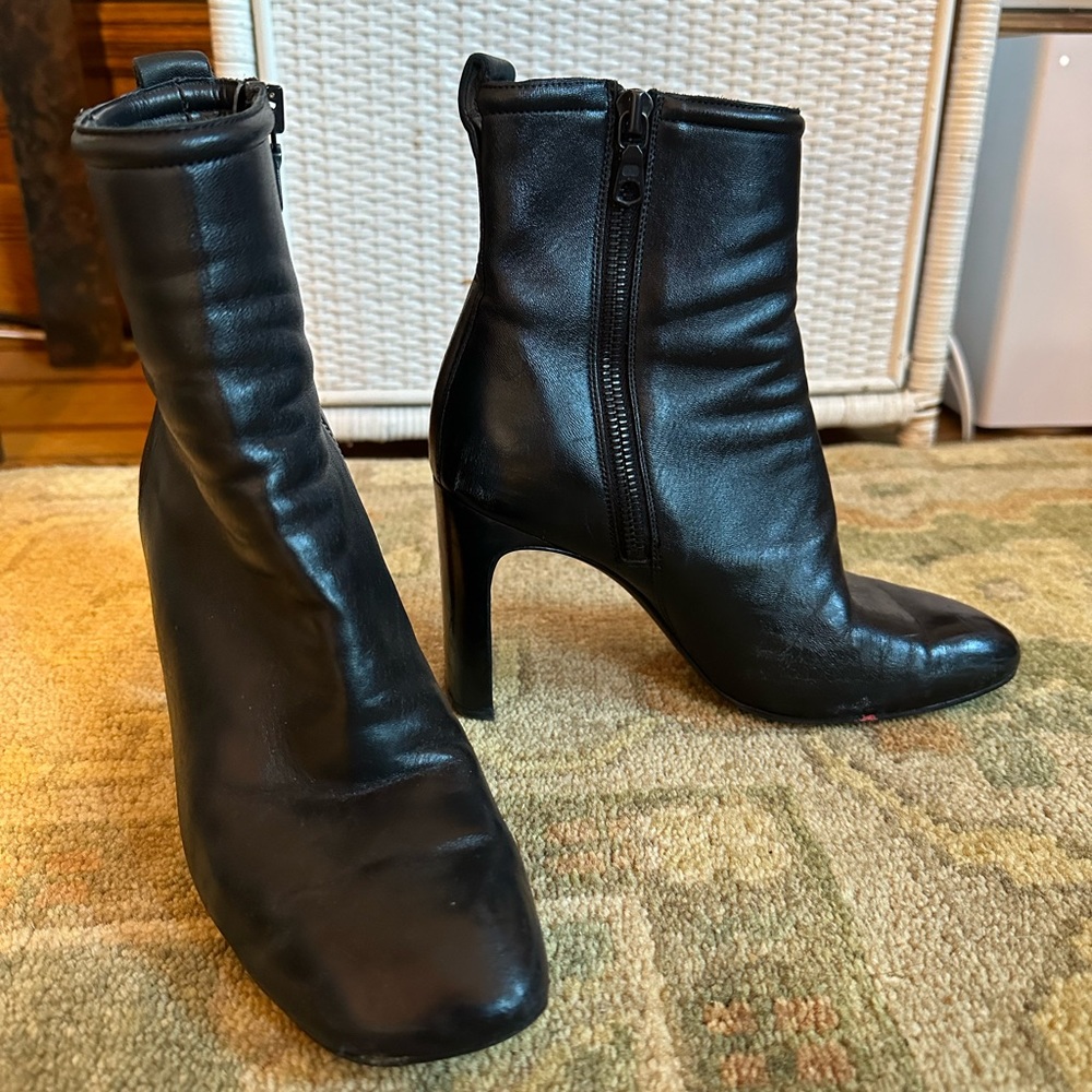 Rag and bone black booties